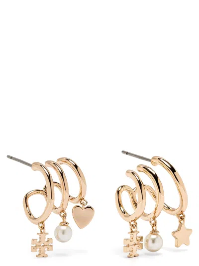 Tory Burch 'kira' Earrings In Gold