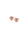 Tory Burch Kira Stud Jewels Pink In Gold