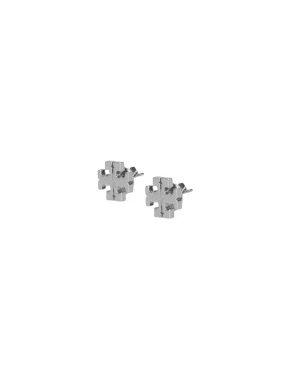 Tory Burch 'kira' Earrings In Silver