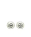 Tory Burch Kira Earrings In White