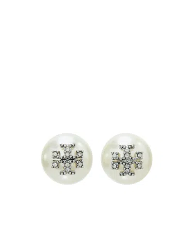 Tory Burch Kira Earrings In White