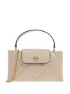 Tory Burch Kira East-west Top Handle Bags In Neutral