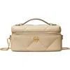 Tory Burch Kira East/west Vanity Case In Neutral