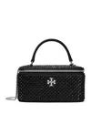 Tory Burch Kira Embellished Satin Vanity Case