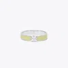 Tory Burch Kira Enamel Hinge Bracelet In Brown