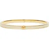 Tory Burch Kira Enamel Hinge Bracelet In Gold