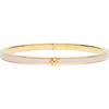 Tory Burch Kira Enamel Hinge Bracelet In Multi