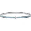 Tory Burch Kira Enamel Hinge Slim Bracelet In Blue