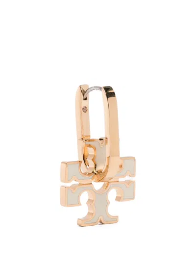 Tory Burch Kira Enamel Motif Earrings In Gold