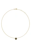 Tory Burch Kira Enamel Pendant Necklace In Multi