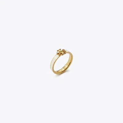 Tory Burch Kira Enamel Ring In Brown