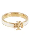 Tory Burch Kira Enamel Ring In Tory Gold