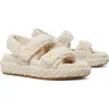 Tory Burch Kira Faux Shearling Sport Sandal