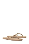 Tory Burch Kira Flip Flop In Mountain Gray/silver