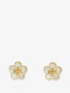 Tory Burch Kira Flower Earrings In Gold