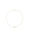 Tory Burch Kira Flower Mother-of-pearl Necklace In Tory Gold/mother Of Pearl