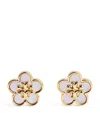 Tory Burch Kira Flower Stud Earrings In Gold