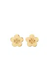 Tory Burch Kira Flower Stud Earrings In Yellow