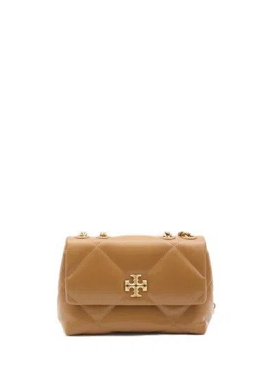 Tory Burch Kira Foldover Top Small Shoulder Bag In Brown