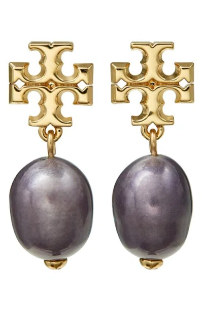 Tory Burch Kira Genuine Pearl Drop Earrings