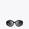 Tory Burch Kira Geometric Sunglasses In Black