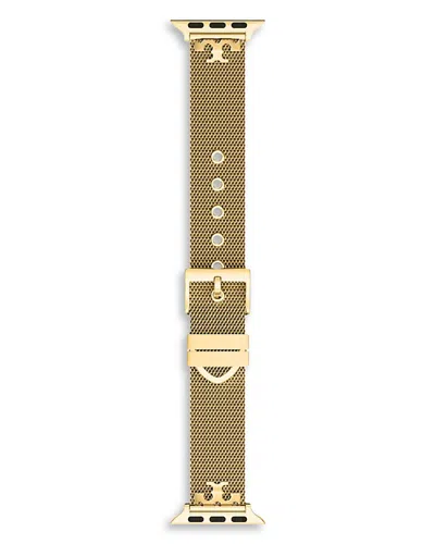 Tory Burch Kira Gold-tone Stainless Steel Mesh Band For Apple Watch, 38-46mm