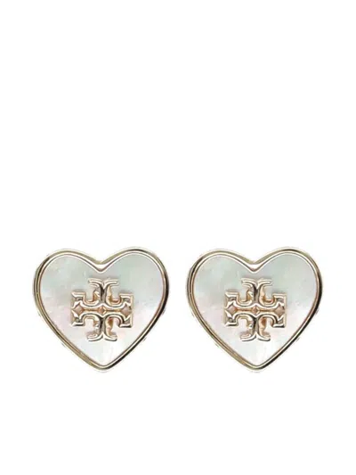 Tory Burch Kira Heart Stud Earrings In Gold