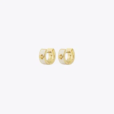 Tory Burch Kira Huggie Earrings In Gold