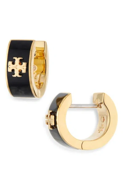 Tory Burch Kira Huggie Hoop Earrings