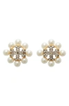 Tory Burch Kira Imitation Pearl Stud Earrings