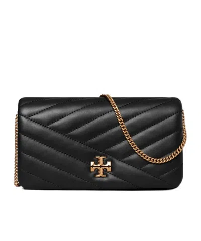 Tory Burch Kira Leather Crossbody Bag In Black