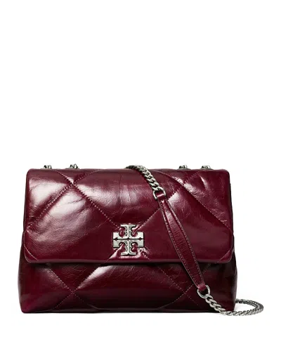 Tory Burch Kira Leather Diamond Quilted Shoulder Bag