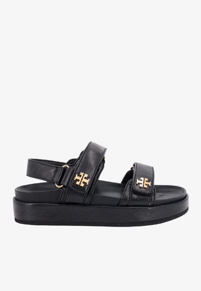 Tory Burch Kira Leather Sandals In Black