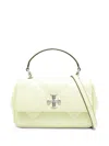 Tory Burch Kira Leather Shoulder Bag In Green