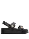 Tory Burch Kira Leather Dual-band Sport Sandals