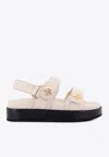 Tory Burch Ivory Kira Sports Sandal