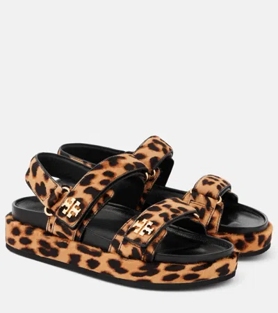 Tory Burch Kira Burch Sandal In Brown