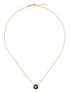 Tory Burch Kira Logo Pendant Necklace In Golden