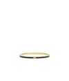 Tory Burch Kira Logo-plaque Bracelet In Yellow