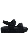 Tory Burch Kira Logo Platform Sandals In Black
