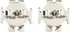 Tory Burch Silver Logo Earrings In Silver