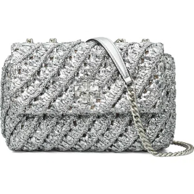 Tory Burch Kira Metallic Chevron Convertible Shoulder Bag