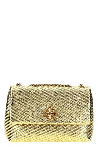 Tory Burch 'kira Metallic Moto Quilt Small' Shoulder Bag