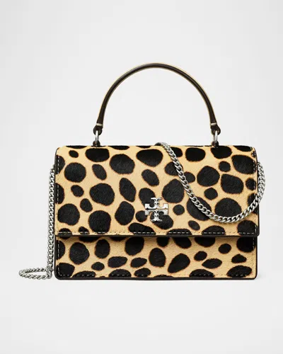 Tory Burch Kira Mini Cheetah-print Haircalf Crossbody Bag