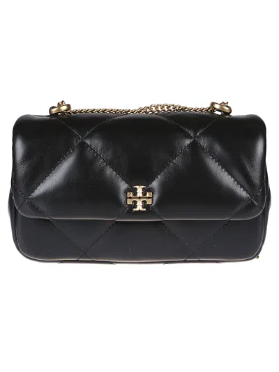 Tory Burch Kira Mini Flap Bag In Black