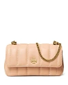Tory Burch Kira Mini Flap Crossbody In Devon Sand
