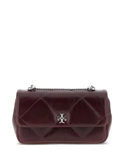 Tory Burch Kira Mini Leather Crossbody Bag In Red