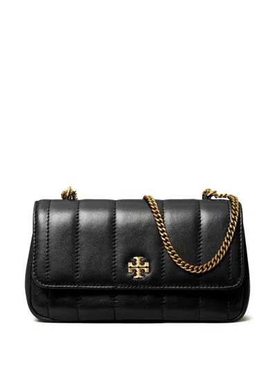 Tory Burch Kira Quilted Leather Crossbody Bag In Black