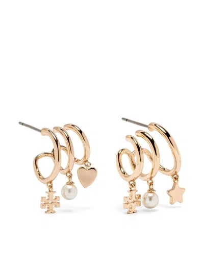 Tory Burch Kira Multi Hoop Earring In Gold