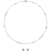 Tory Burch Kira Necklace & Earrings Set In Silver